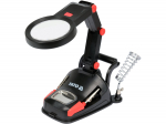Yato Aitab k&auml;si LED valgusega YT-73861, 10 LED, 3x75mm, 4.5x20mm, 390g, ABS, teras, 125x160mm, 3xAAA, USB