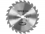 Tct saeketas puidule 205x18mm 24T TCT YT-6066 YATO