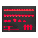 &frac12;&Prime; SHOCKWAVE&trade; IMPACT DUTY POROLONA IELIKTŅI, FOAM + PP 417 X 536 MM 1/2" STD 1 - 1 PC, 4932493391 MILWAUKEE