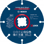 X-LOCK Carbide MultiWheel 115 x 1  mm, Mazām leņķa slīpma&scaron;īnām EXPERT CARBIDE MULTI WHEEL GRIEZĒJDISKS, 2608901192 BOSCH