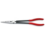 Ilgsto&scaron;as Pincetes ar &Scaron;aurām Galvām, KNIPEX, 28 71 280, 280 mm, melna krāsa, plastmasas rokturi, pulēta galva
