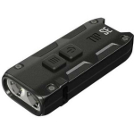 Nitecore TIPSEBLACK, K&auml;eshoitav taskulamp, 700 lm, 2 x OSRAM P8, 2100 cd, 90 m, IP54, 500 mAh, 50 h, USB, must