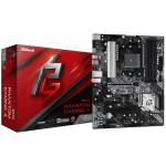 Asrock Emaplaat B550PHANTOMGAMING4, AM4, DDR4 4733+, 4 DIMM, 8 USB 3.2, 1 M.2, 7.1 CH Audio, Gigabit LAN