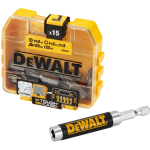 Dewalt Kruvikeerajate komplekt DT71573-QZ, 16 tk, plastikkarp, modulaarne ladustamine, TSTAK &uuml;hilduv, optimeeritud otsa geomeetria
