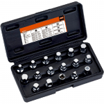 &Otilde;likorgipadrunite komplekt 3/8 "(17tk.) Bahco