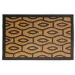 Besk uksevaip 9137772, 46x60cm, tume rakkude struktuur, vabalt paigaldatav, looduslik kookoskiud, kummiraam