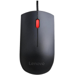 Lenovo Essential USB Wired Mouse, 1600 DPI, 1.8 m, 3 Buttons, Black | Lenovo | Essential USB Mouse | wired | Optical sensor | Black