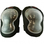 P&otilde;lvekaitsed Premium, mustad, geelit&auml;idisega