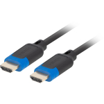 Lanberg HDMI kaabel Ethernetiga CA-HDMI-30CC-0018-BK, 1.8 m, 8K 7680 x 4320, 5K 5120 x 2880, 48 Gbit/s, must