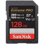 Sandisk m&auml;lukaart SDSDXEP-128G-GN4IN, 128 GB, SDXC, UHS-II, 280 MB/s, 100 MB/s, U3, V60, 10. klass