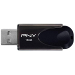 PNY USB m&auml;lupulk 4 FD16GATT4-EF, 16 GB, USB 2.0, 25 MB/s, 8 MB/s, must, &uuml;hilduv Windowsiga