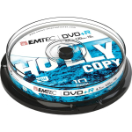 Emtec DVD+R COVPR471016CB, 4.7GB, DVD +/-R x16, &uuml;hekordne, 10 tk koogikarbis
