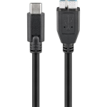 Goobay &Uuml;mar kaabel USB-C kuni micro-B 3.0, 67995, 0,6 m, 5 Gbit/s, Tagurpidi C pistik