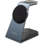 Fixed juhtmevaba laadimisalus, FIXMPOS-AL-GR, 21W, 3 laadimispinda, Qi, USB-C kuni USB-C kaabel