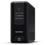 Cyberpower UPS 1050VA/630W UT1050EG-FR, 4ms, AVR, 4xC/E, 2xRJ11/RJ45, 1xUSB, 150J, 6h laadimine, must