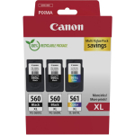 Canon Tindikassett 3712C009, 3 tk, K&otilde;rge (XL) tootlikkus, must, sinine, punane, kollane