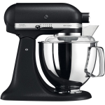 KitchenAid 5KSM175PSEBK Artisan segisti, 300 W, 4,8 L, 10 kiirust, must