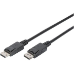 Digitus DisplayPort &uuml;henduskaabel DB-340100-030-S, 3m, 20-kontaktiline DP, 4K, must