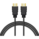Savio CL-38 HDMI-kaabel, 15 m, HDMI 1.4, 28 AWG, 7,3 mm, 4096x2160, 2160p, ARC, HEC, kuldsed kontaktid, must