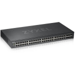 Zyxel GS1920-48V2-EU0101F hallatav kommutaator, 44xGigabit, 4xSFP, 100 Gbit/s, 74 Mpps, 36.9W, 26dB