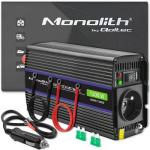 Qoltec Monolith 51925, 600W, 12V, 230V, 50Hz, 0.5A, 90%, aktiivne jahutus, sisseehitatud ventilaator, LED-indikaatorid, USB-PD 18W