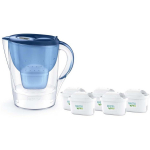 Brita Marella XL 1056037, 3,5L, 150L, 5 filtrit, Maxtra Pro PP, sinine, ergonoomiline