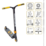 Six Degrees AU 548 trikihoki, must/kuldne, 100kg, 4,2kg, 51cm, 84cm, 100x24mm, 88A, ABEC 9, HIC, 360&deg; rool