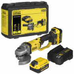 Aku nurklihvija STANLEY FATMAX V20 125mm, 18V, 2x4Ah, SFMCG400M2K-QW