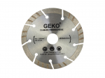 Dimanta disks betona un akmens grie&scaron;anai, 125mm x 22mm, segmentēts turbo, G00222, GEKO
