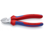 Diagonālie griezēji, Knipex, 70 05 160 SB, hromēti, 160 mm, ar daudzkomponentu rokturiem, precīzi grie&scaron;anas asmeņi