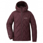 Jaka W PERMAFROST Light Down Parka, izmērs: M, Maroon, 4548801716585 Mont-Bell