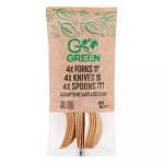 Korduvkasutatav s&ouml;&ouml;giriistade komplekt 12 tk. Mine roheliseks  1901357