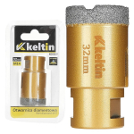 Dimanta urbis 32mm, Keltin, K00509, M14 vītne, mitrai un sausai urb&scaron;anai