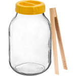 3 L Twist-Off purk, tangid ja plastkaan &Oslash; 100 k&auml;epidemega BROWIN 133311, 3.0 L, klaas