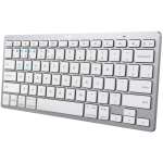 Trust klaviatuur 24651, traadita, Bluetooth 4.0, 85 nuppu, QWERTY, 75% kuju, h&otilde;bedane