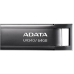 Adata USB m&auml;lupulk AROY-UR340-64GBK 64 GB, USB 3.2 Gen 2, lugemise kiirus 100 MB/s, must, metallkorpus