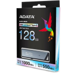 Adata USB m&auml;lupulk AELI-UE800-128G-CSG 128GB, USB Type-C, 3.2 Gen 2, lugemiskiirus 1000MB/s, kirjutamiskiirus 550MB/s, h&otilde;bedane