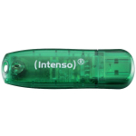 Intenso USB m&auml;lupulk 3502460 8 GB, USB 2.0, Lugemise kiirus 28 MB/s, Kirjutamise kiirus 6.5 MB/s, Roheline