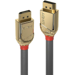 Lindy DisplayPort kaabel 36296, 10 m, 24AWG, 1.2, kuld kontaktid, PVC kate, RoHS, REACH, UL