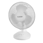 Eurom VT9 Blanc lauaventilaator ruumide jahutamiseks 25W 22cm p&ouml;&ouml;rlemine 2 kiirust kompaktne valge