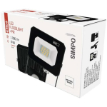 Emos LED prožektor ZS2313, 10 W, 1000 lm, IP44, neutraalne valge, PIR andur, alumiiniumkorpus