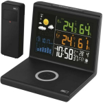 Emos Ilmastatsioon E8010, 2xAAA, 2x1.5V, 100m, DCF, traadita, LED, QI laadimine, kalender, r&otilde;hu trendid