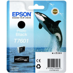 Epson T7601 Tindi Kassett C13T76014010, 26ml, foto must, Epson UltraChrome HD