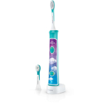 Philips Sonic elektriline hambaharja HX6322/04, 2 režiimi, 2 harjapead, laaditav, Bluetooth, Aqua