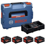 Bosch Algkomplekt 1600A0373Y, 18V, 16A, 2x EXBA18V-55, 2x EXBA18V-80, 5.5Ah, 8.0Ah, 4 akut