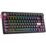 Onikuma MT706 klaviatuur, MT706 black, 50 miljonit vajutust, 2.4 GHz, RGB, 81 nuppu, USB-C, 4000 mAh, 20 tunni t&ouml;&ouml;aeg