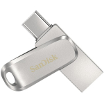 Sandisk Ultra Dual Drive Luxe USB m&auml;lupulk SDDDC4-064G-G46, 64 GB, 150 MB/s, metall, 2-in-1, USB Type-A / Type-C