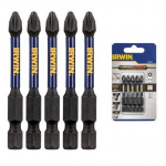 Irwin Impact Pro PZ2 kruvikeeraja otsikute komplekt IW6061404, 5 tk, 50mm, 0,049kg, kvaliteetne teras, ergonoomiline disain