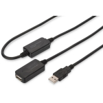 Digitus USB 2.0 pikenduskaabel, DA-73102, 20 m, USB A isane, USB A emane, 480 Mb/s