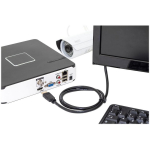 Digitus HDMI High Speed Ethernet-kaabel DB-330123-020-S, 2m, 4K, HDR, HDMI 2.0, ARC, CEC, 32 kanalit
